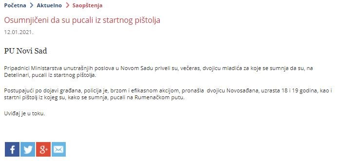 Serbia-avmp/Osumnjiceni-da-su-pucali-iz-startnog-pistola