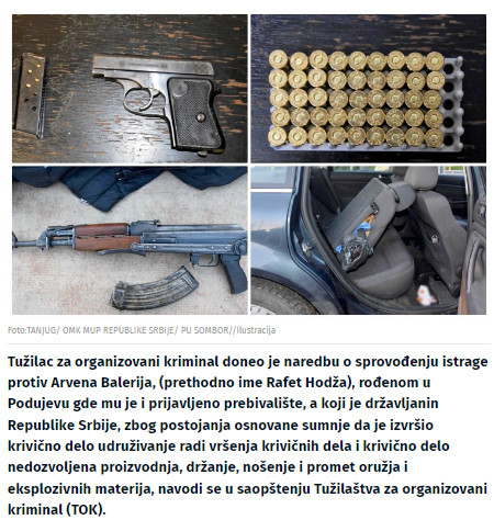 Serbia-avmp/Otkriveno-kako-je-Albanac-koji-je-pao-u-Bujanovcu-krijumcario-oruzje-iz-Srbije