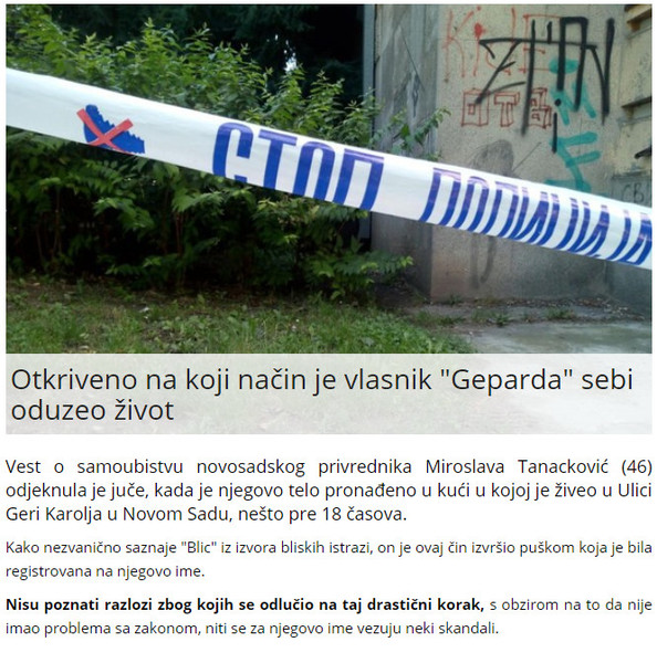 Serbia-avmp/Otkriveno-na-koji-nacin-je-vlasnik-_Geparda_-sebi-oduzeo-zivot-_-Vesti---11.0