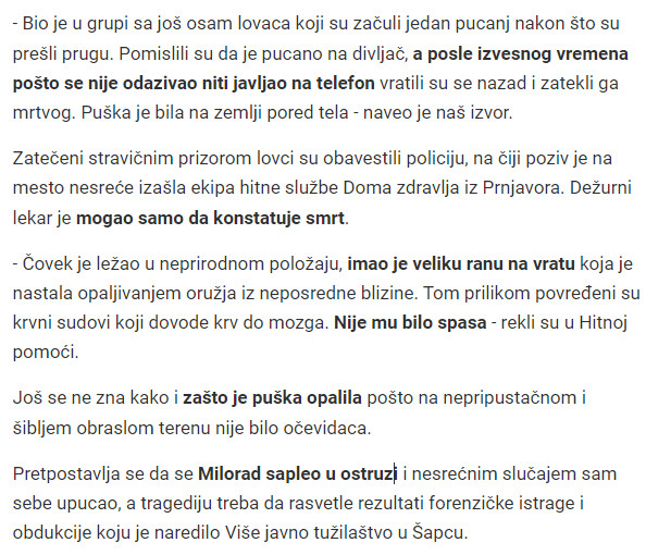 Serbia-avmp/Ovo-je-Milorad-koji-je-nastradao-tokom-lova_-Sapleo-se-i-u-upucao-u-vrat