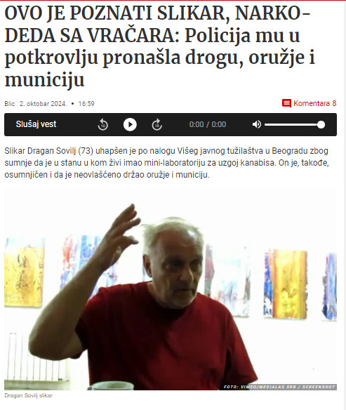 Serbia-avmp/Ovo-je-poznati-slikar-narko-deda-sa-Vracara_-Policija-mu-u-stanu-pronasla-drog