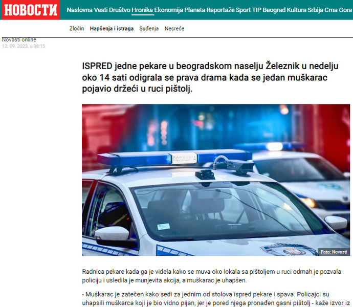 Serbia-avmp/PANIKA-U-ZELEZNIKU_-Dosao-naoruzan-u-pekaru-policija-ga-zatekla-kako-spava
