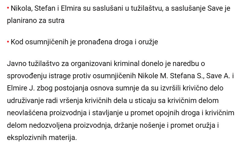 Serbia-avmp/PLANIRALI-UBISTVA-U-SRBIJI-Saslusana-kriminalna-grupa-kod-koje-je-pronadena-droga-i-ORUZJE-Radili-po-nalogu-ORGANIZATORA-evo-sta-im-je-sve-oduzeto