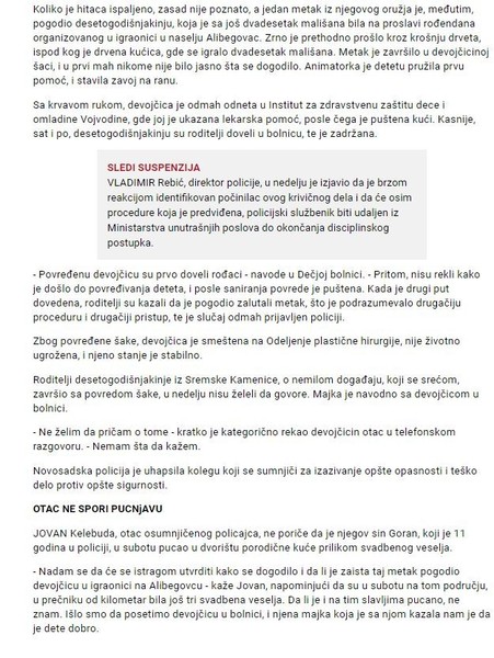 Serbia-avmp/POLICAJAC---MLADOZENjA-RANIO-DEVOJCICU_-Metak-sa-svadbe-zavrsio-na-proslavi-de