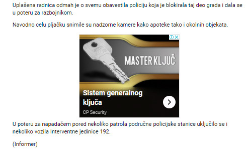 Serbia-avmp/POLICIJA-BLOKIRALA-SAVSKI-VENAC_-Trazi-se-maskirani-razbojnik-koji-je-opljacka