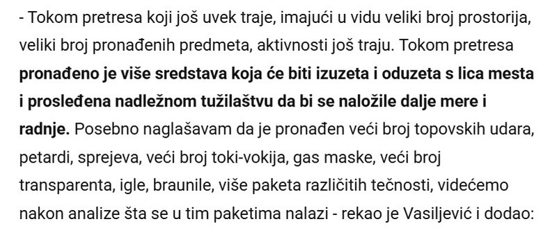 Serbia-avmp/PRONAENI-TOPOVSKI-UDARI-PETARDE-SPREJEVI-IGLE-BRAUNILE-Direktor-policije-o-pretresu-Rektorata-i-protestu-Policija-napadnuta-dok-radi-po-nalogu-suda_2