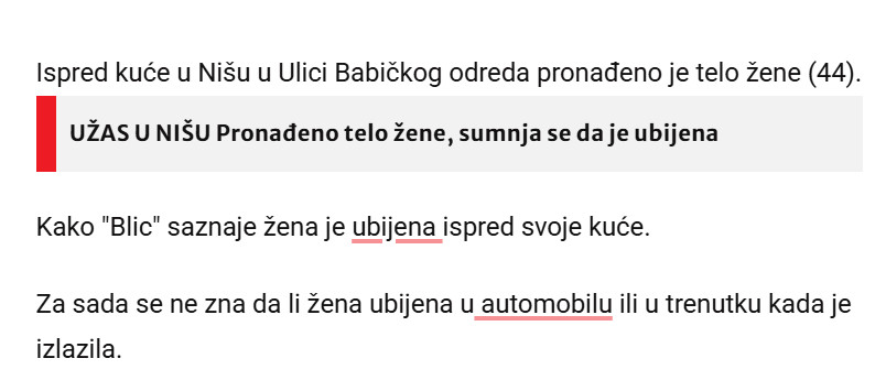 Serbia-avmp/PRVE-SLIKE-SA-MESTA-UBISTVA-U-NISU-Odvela-cerkicu-u-vrtic-ubica-je-sacekao-ispred-kuce-i-PUCAO-U-NJU-FOTO-VIDEO