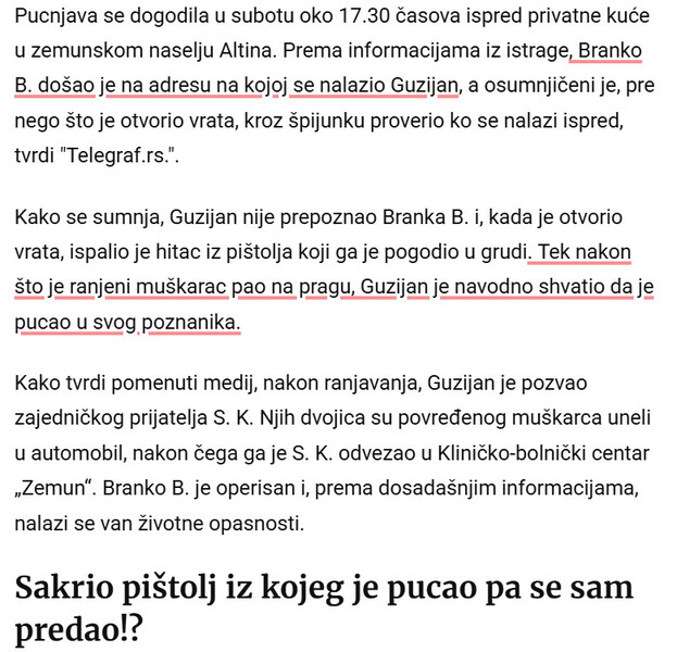 Serbia-avmp/PUCAO-SAM-JER-GA-NISAM-PREPOZNAO-Petar-Guzijan-osumnjicen-da-je-upucao-poznanika-u-grudi-ispred-kuce-u-Zemunu-Pozvao-prijatelja-da-preveze-ranjenog-a-on-pobegao-da-SAKRIJE-PISTOLJ_2