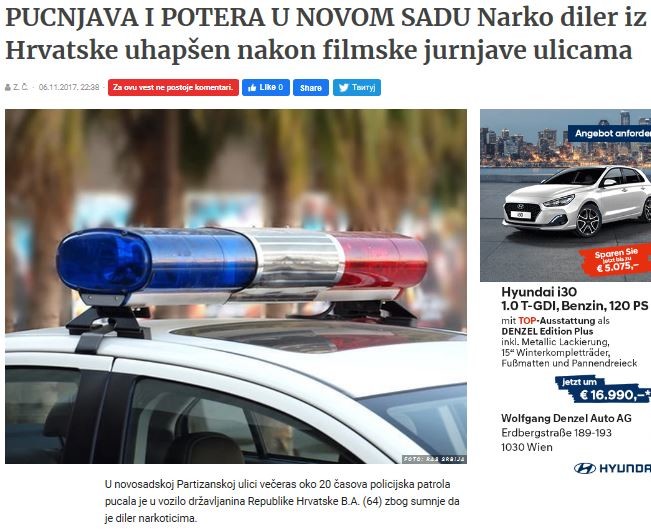 Serbia-avmp/PUCNJAVA-I-POTERA-U-NOVOM-SADU-Narko-diler-iz-Hrvatske-uhapsen-nakon-filmske-j_1