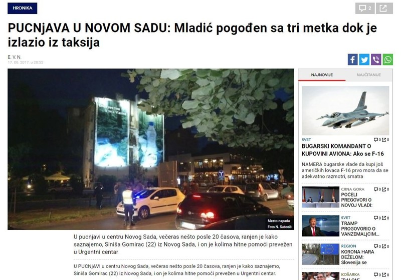 Serbia-avmp/PUCNjAVA-U-NOVOM-SADU_-Mladic-pogoden-sa-tri-metka-dok-je-izlazio-iz-taksija