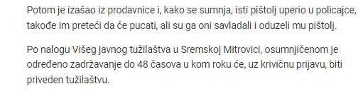 Serbia-avmp/Pijan-uperio-pistolj-u-kupca-u-prodavnici1