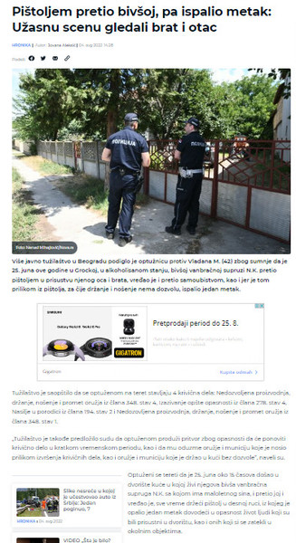 Serbia-avmp/Pistoljem-pretio-bivsoj-pa-ispalio-metak_-Uzasnu-scenu-gledali-brat-i-otac