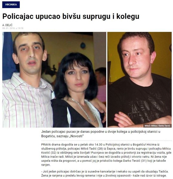Serbia-avmp/Policajac-upucao-bivsu-suprugu-i-kolegu