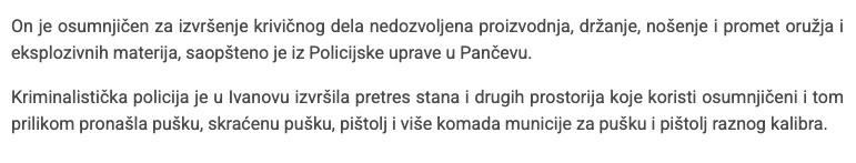 Serbia-avmp/Policija-kod-muskarca-u-Pancevu-pronasla-nelegalno-oruzje-i-municiju---JMU-Rad_1