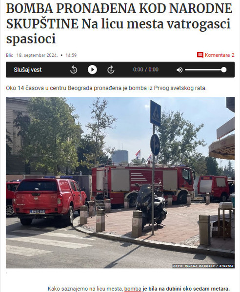 Serbia-avmp/Pronadena-bomba-kod-Narodne-skupstine_-Na-licu-mesta-vatrogasci-spasioci---Bli