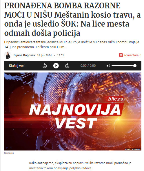 Serbia-avmp/Pronadena-bomba-razorne-moci-u-Nisu---Blic