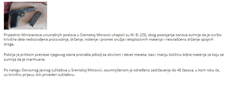 Serbia-avmp/Pronadjen-pistolj1