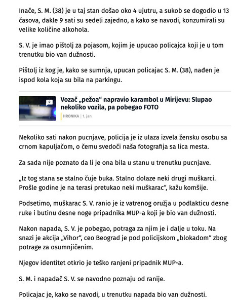 Serbia-avmp/Pucac-na-policajca-danima-u-bekstvu_-Pili-u-stanu-u-Mirijevu-pa-doslo-do-ranja_1