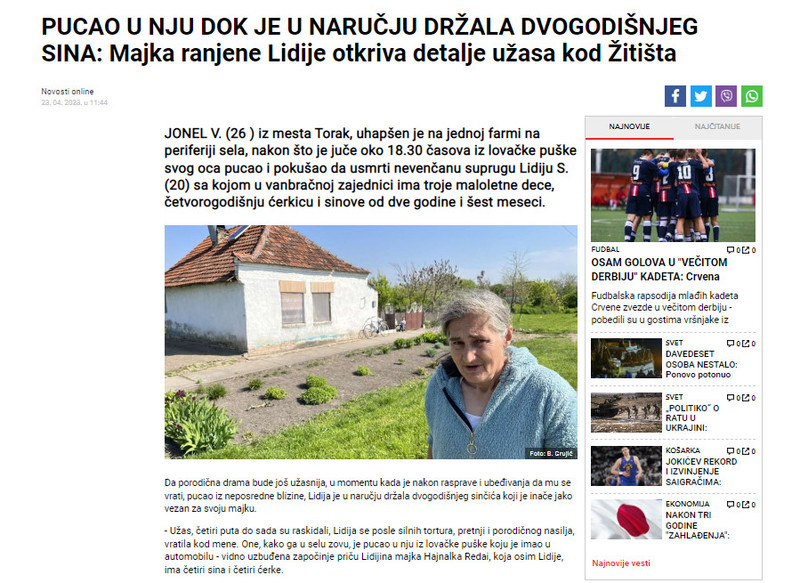 Serbia-avmp/Pucao-dok-je-drzala-sina