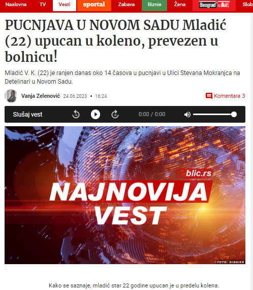 Serbia-avmp/Pucnjava-Novi-Sad