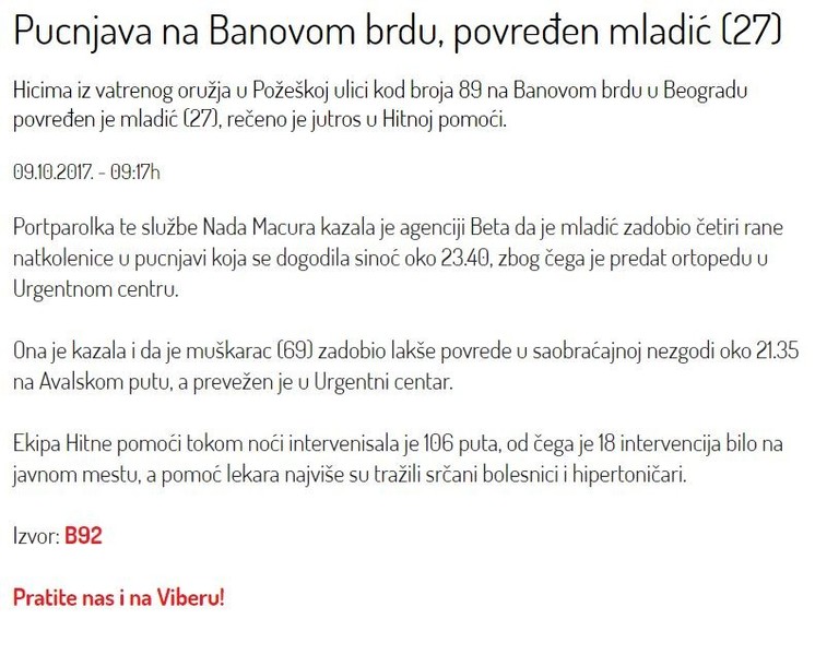 Serbia-avmp/Pucnjava-na-Banovom-brdu-povreden-mladic-27