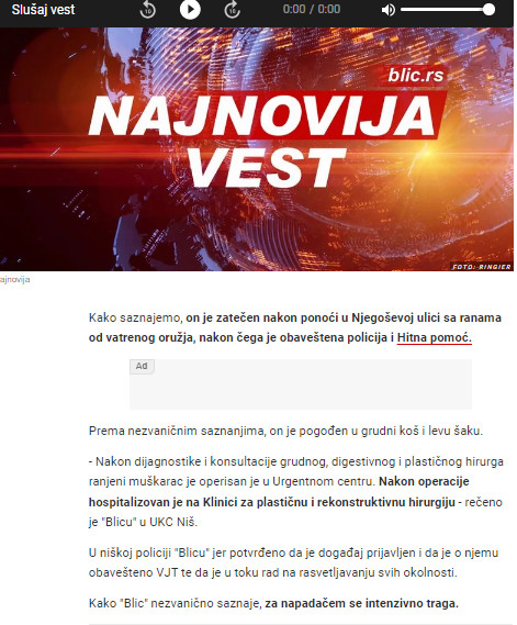 Serbia-avmp/Pucnjava-u-Nisu_-Muskarac-pronaden-sa-ranama---Blic1