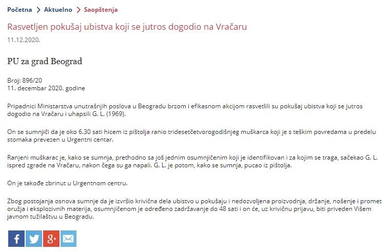 Serbia-avmp/Rasvetljen-pokusaj-ubistva-koji-se-jutros-dogodio-na-Vracaru