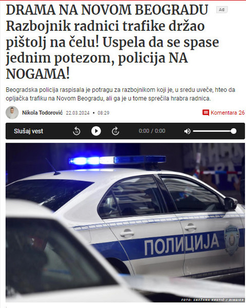 Serbia-avmp/Razbojnik-radnici-na-Novom-Beogradu-drzao-pistolj-na-celu-uspela-da-se-spase-j