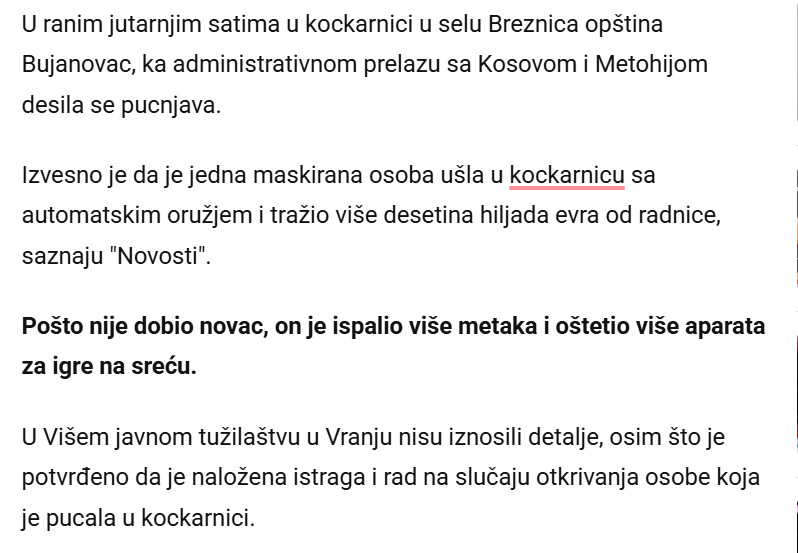 Serbia-avmp/SA-AUTOMATSKIM-ORUZJEM-USAO-U-KOCKARNICU-Drama-u-selu-kod-Bujanovca-Muskarac-trazio-novac-pa-poceo-da-nasumicno-puca_1