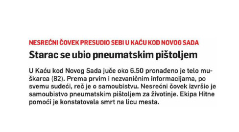 Serbia-avmp/Samoubistvo-Kac
