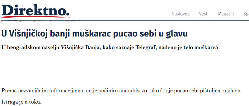 Serbia-avmp/Samoubistvo-u-Visnjickoj-banji