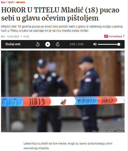 Serbia-avmp/Samoubistvo