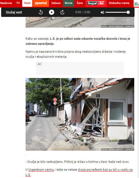 Serbia-avmp/Saslusan-bahati-i-pijani-vozac-iz-Sumatovacke-ulice_-Zakucao-se-u-zid-kuce-u-k_2