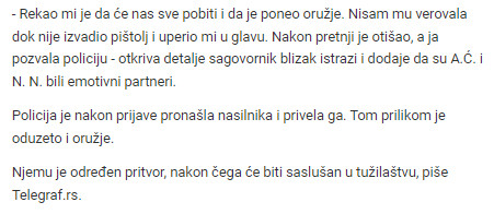 Serbia-avmp/Saslusana-devojka-iz-Obrenovca-kojoj-je-pretio-bivsi-partner-da-ce-je-ubiti1