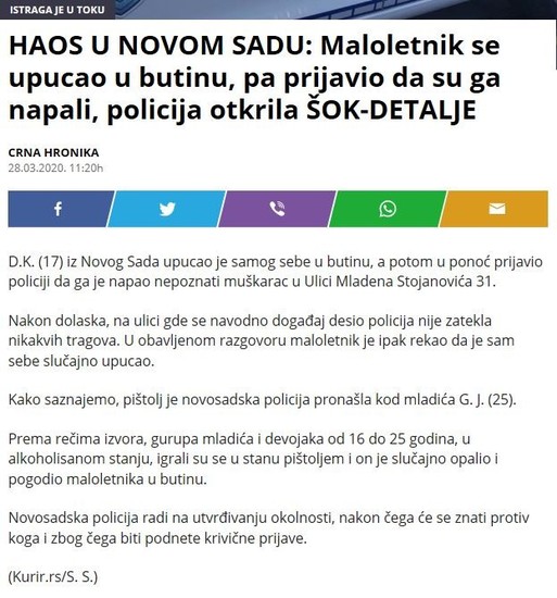 Serbia-avmp/Self-injured