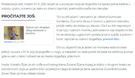 Serbia-avmp/Sijanov-sin-uhapsen-u-Zvorniku_-Priveden-zbog-pucnjave-na-Autokomandi1