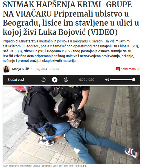 Serbia-avmp/Snimak-hapsenja-krimi-grupe-na-Vracaru_-Pripremali-ubistvo-u-Beogradu-lisice-i