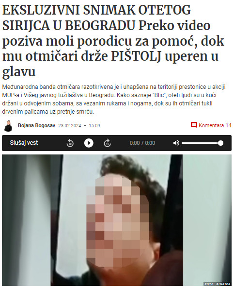 Serbia-avmp/Snimak-otetog-Sirijca-u-Beogradu_-Preko-video-poziva-moli-porodicu-za-pomoc-o