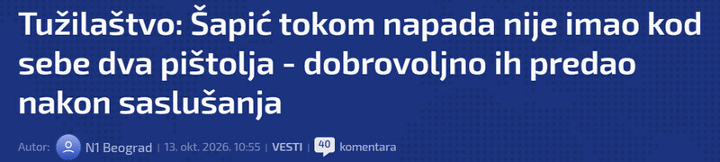 Serbia-avmp/Tuzilastvo-Sapic-tokom-napada-nije-imao-kod-sebe-dva-pistolja---dobrovoljno-ih-predao-nakon-saslusanja_3