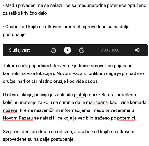 Serbia-avmp/U-Novom-Pazaru-uhapsen-muskarac-sa-poternice-koji-je-pobegao-iz-zatvora_-Hapse