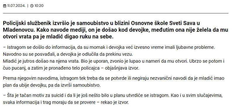 Serbia-avmp/UBIO-SE-POLICAJAC-U-MLADENOVCU_-Lupao-na-vrata-bivsoj-devojci-kada-mu-nije-otv
