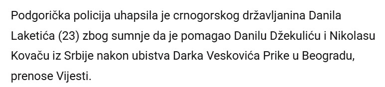 Serbia-avmp/UHAPSEN-TRECI-OSUMNJICENI-ZA-UBISTVO-PRIKE-U-BEOGRADU-Danilo-23-pomogao-dvojici-ubica-Otkrivena-njegova-uloga-u-zlocinu-u-kaficu