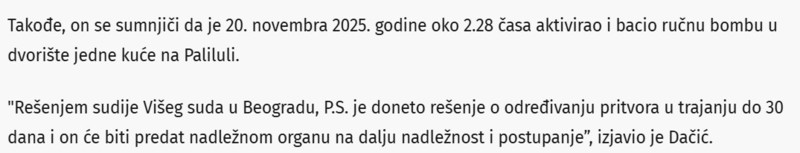 Serbia-avmp/Uhapsen-i-treci-osumnjiceni-za-bombaski-napad-na-kucu-Zdravka-Colica_3