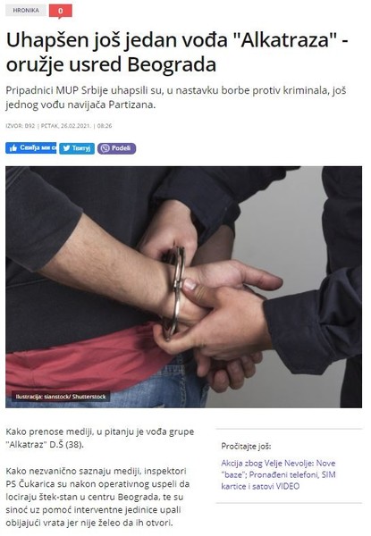 Serbia-avmp/Uhapsen-jos-jedan-voda-_Alkatraza_---oruzje-usred-Beograda