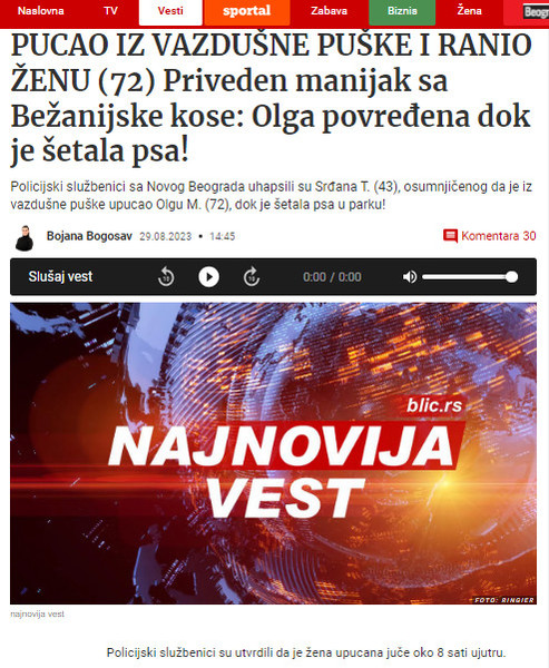 Serbia-avmp/Uhapsen-muskarac-koji-je-upucao-baku-iz-vazdusne-puske_-Drama-na-Bezanijskoj-