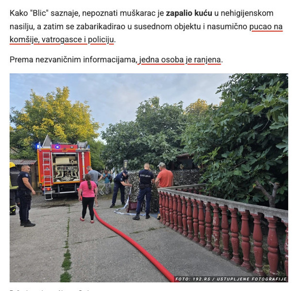 Serbia-avmp/Uhapsen-muskarac-nakon-pucnjave-u-Novom-Sadu-pretio-komsijama-da-ce-ih-zapalit_1