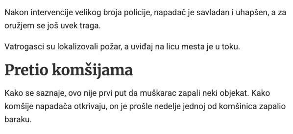 Serbia-avmp/Uhapsen-muskarac-nakon-pucnjave-u-Novom-Sadu-pretio-komsijama-da-ce-ih-zapalit_2