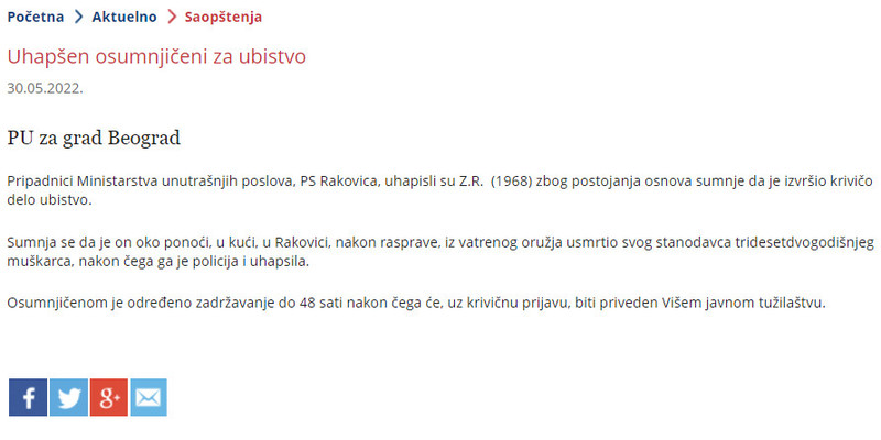 Serbia-avmp/Uhapsen-osumnjiceni-za-ubistvo_3