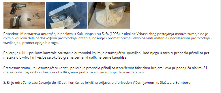 Serbia-avmp/Uhapsen-zbog-ruzja1