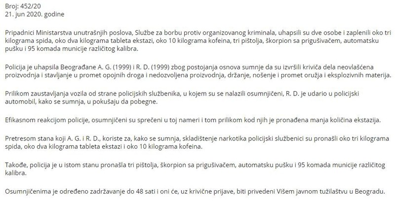 Serbia-avmp/Uhapsene-dve-osobe-i-zaplenjeni-spid-ekstazi-kofein-pistolji-automatska-puska-_1